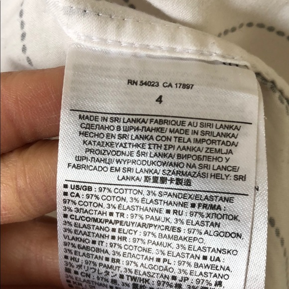 Banana republic pin stripe button down - Picture 3 of 6